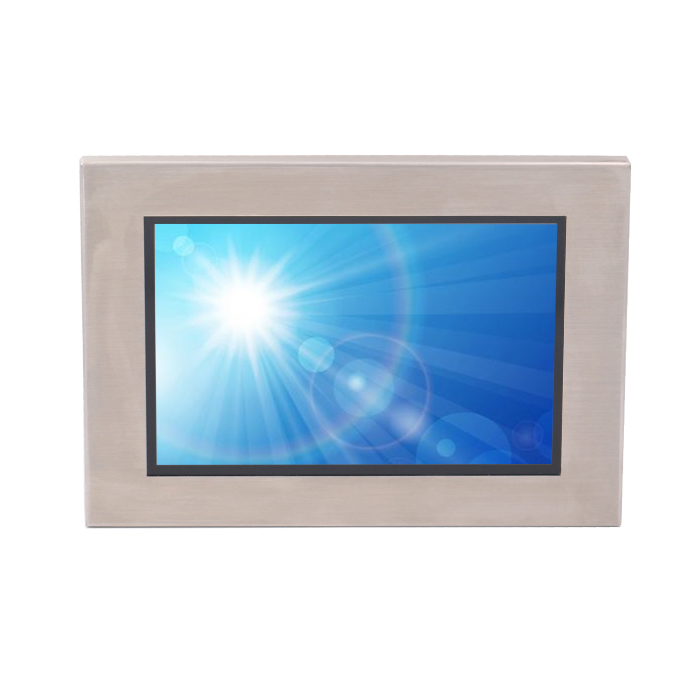 12.1W inch Wide High Brightness Full IP66 Stainless Steel LCD Monitor